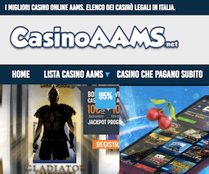 Bonus casino online italiani aams