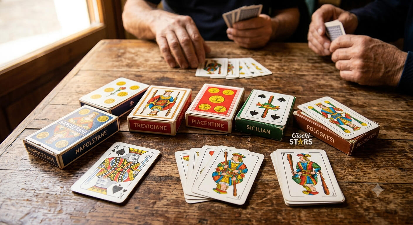 Carte italiane da gioco: un viaggio tra semi, regioni e tradizioni